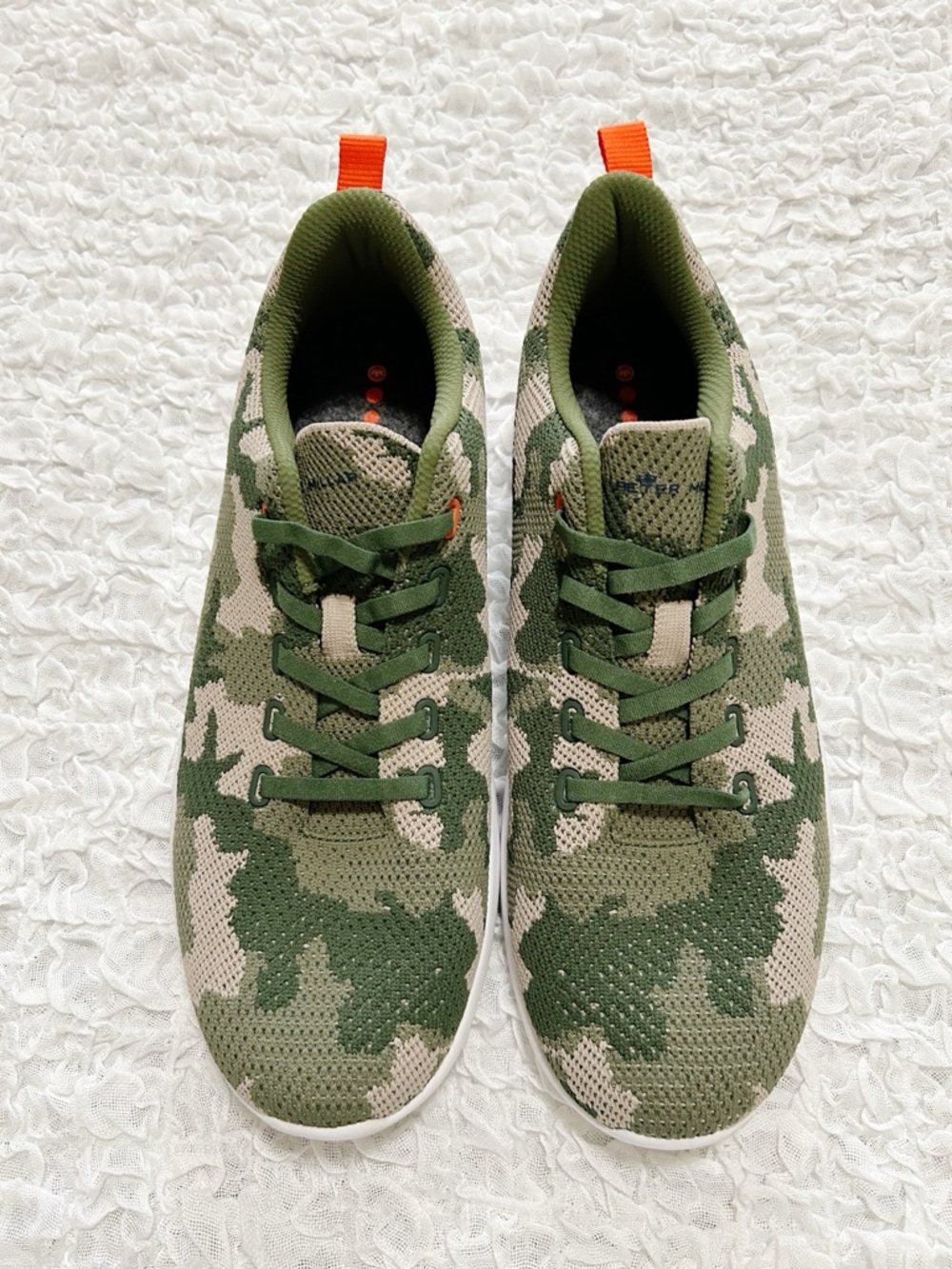 Peter Millar Camo Knit Slip on Shoes, Size 11
